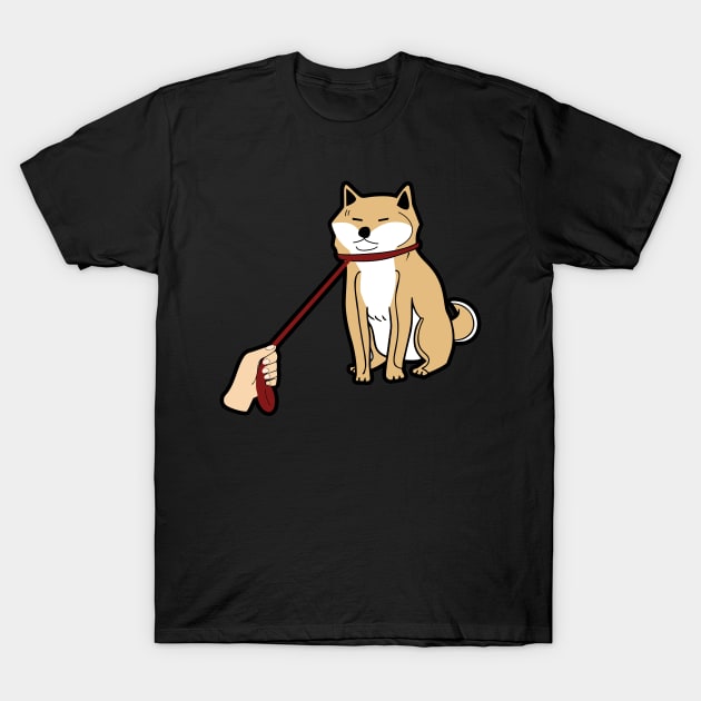 Cute Shiba Inu T-Shirt by indigosstuff